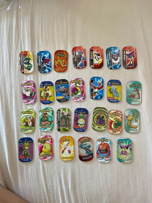 Pokemon caps used with hole on top