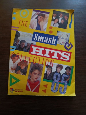 Panini Album Smash Hits 1985 Used Sticker Collection