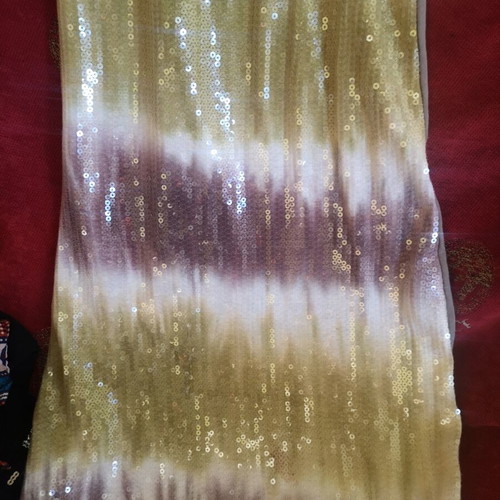 Ysatis mini dress with sequins, tie-dye ombre, size 1 Small