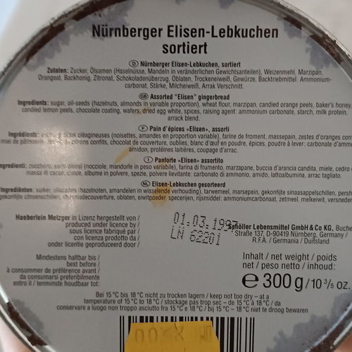 Metal box used from Germany 1997, diameter 10cm