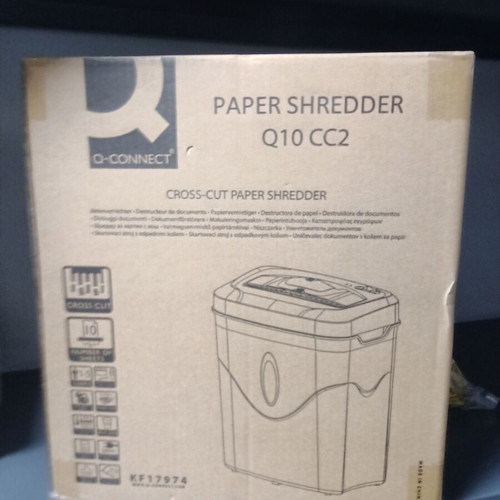 Q Connect paper shredder new, unused