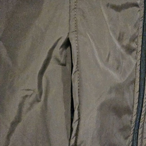 Women’s brown long puffer coat used