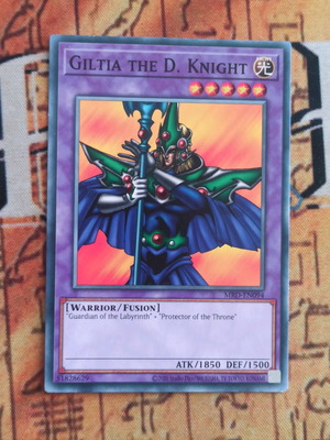 Giltia The D. Knight κάρτα Yu-Gi-Oh! μεταχειρισμένη