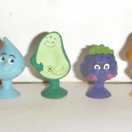 Super Zings, Stikeez and Grossery Gang figures pack of 61 with vehicles