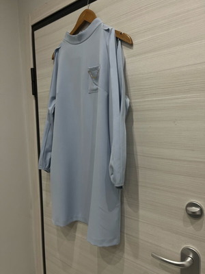 Women's dress new, turquoise, size M 38 10