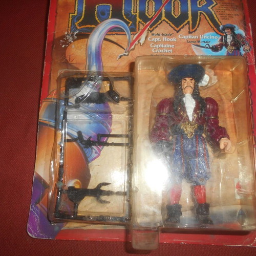 Captain Hook collectible action figure 1991 Mattel used