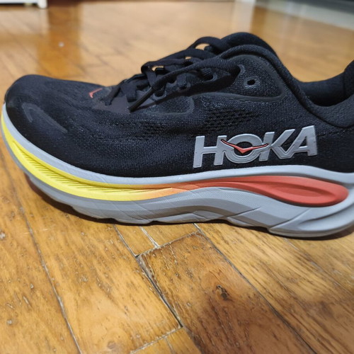 Hoka One One running shoes like new, size 41.5, black and gray