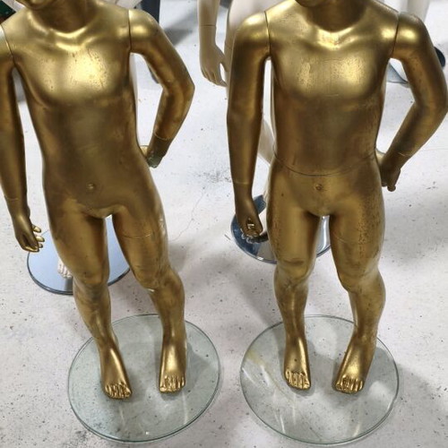 Child Display Mannequins pack of 7 like new with bases