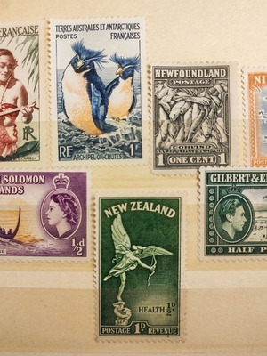 Old Stamps Lot of 15, Pacific Islands and Worldwide