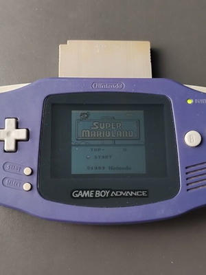 Nintendo Game Boy Advance μωβ μεταχειρισμένο, χωρίς το παιχνίδι