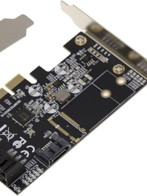 SATA III Controller Card PCIe 3.0 4X  with 5 SATA III Ports - JMB585 Chipset
