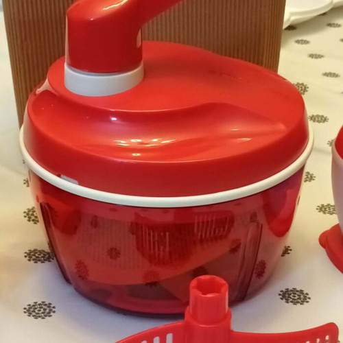 Tupperware Chopper with Blades and Paddle Whisk, New