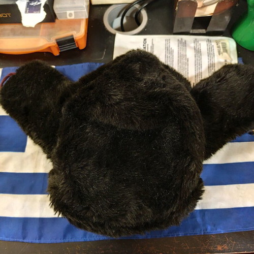 Russian Ushanka hat new, black size L
