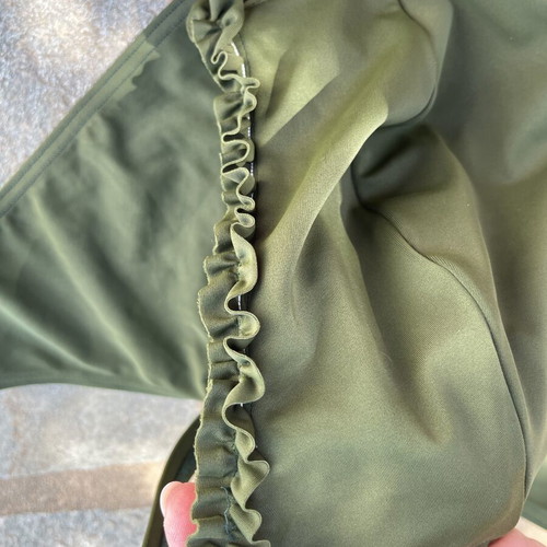 Sun Light bikini swimsuit olive green for large bust new