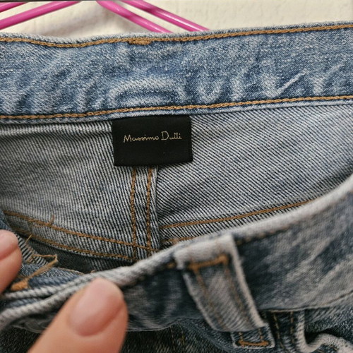Massimo Dutti jeans straight fit cropped like new, size S