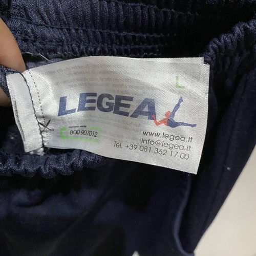 Legea training pant like new, blue, size L