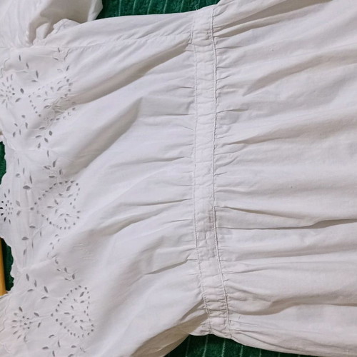 Antique nightgown white cutwork embroidery like new