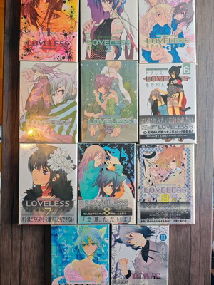 Loveless manga volumes 1-11 like new, Japanese