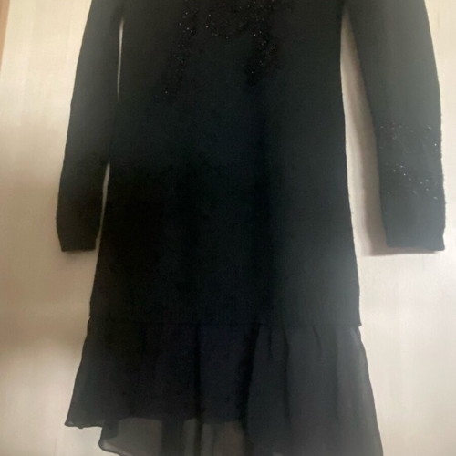 Sisley Dress Black like new, size XXL for 12 years old