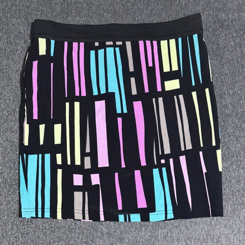 A-Style elastic skirt one size, like new, black and pink