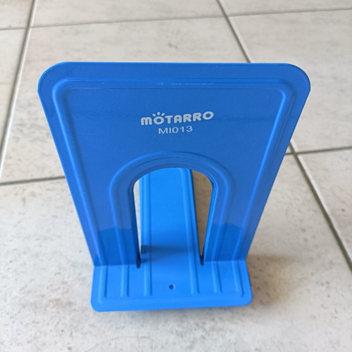Mötarro MI013 metal bookends set of 8 blue, new