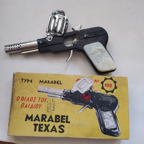 Marvel Texas Vintage Toy Pistol like new with original box