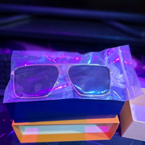 Louis Vuitton Evidence Gold Metal Sunglasses new