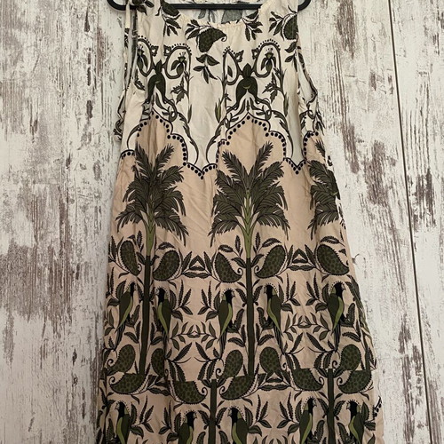 Made in Italy Tropical Print Dress L/XL 100% Viscose Like New