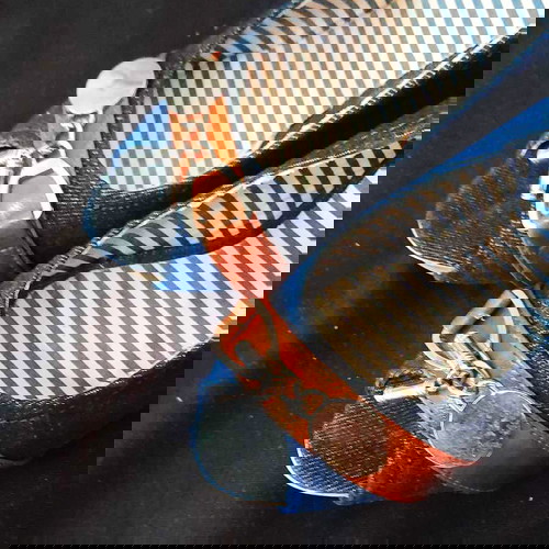 Γόβες peep toe τζιν με ψηλό τακούνι Νο40 μεταχειρισμένες