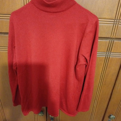 Women's sweater Leggenda like new, dark red, one size