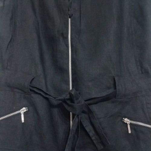 Women's vest like new, linen, size S, black