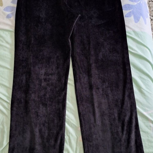 Velvet pants black XXL like new with pockets