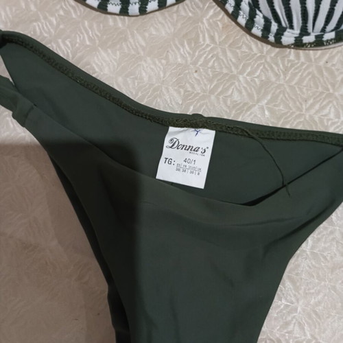 Σετ μπικίνι Donna's Modalisa μέγεθος S/36 σαν καινούργιο, άσπρο και πράσινο