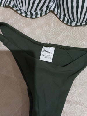 Σετ μπικίνι Donna's Modalisa μέγεθος S/36 σαν καινούργιο, άσπρο και πράσινο