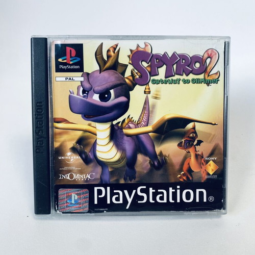 Spyro 2 Gateway to Glimmer PlayStation 1 PS1 game used, complete, English