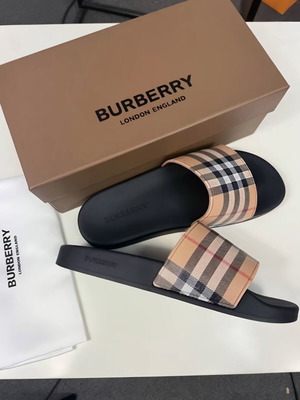 Burberry Ανδρικές Παντόφλες Νέες, Μπεζ και Μαύρες, Μεγέθη 43-45