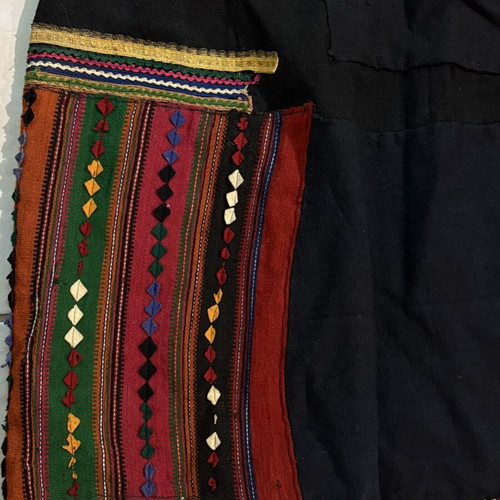 Traditional folk costume used with beautiful designs, height 110 cm