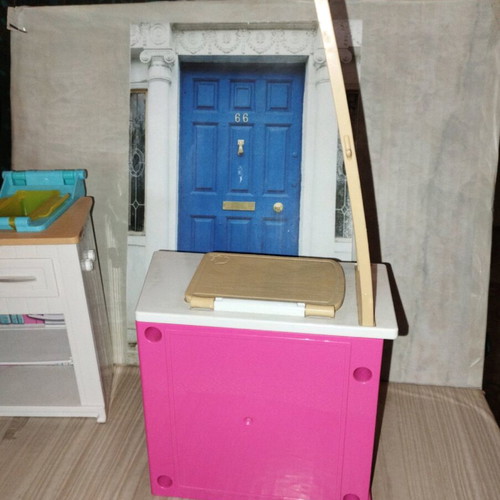 Barbie kitchen used, set of three furniture pieces