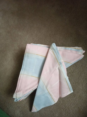 Fabric handkerchiefs new, pack of 12 pieces