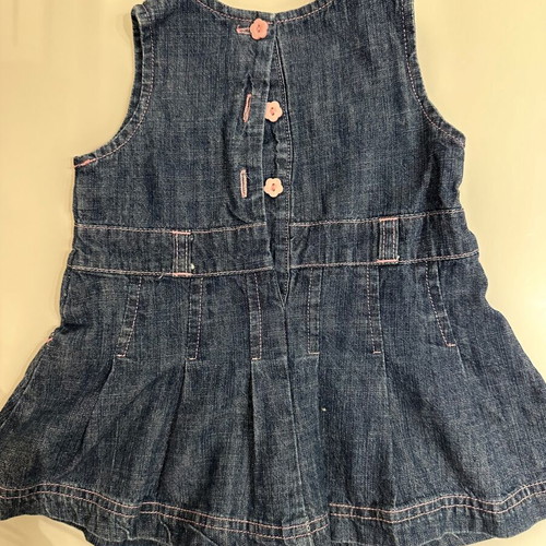 Baby dress new, soft denim for girl 3-6 months