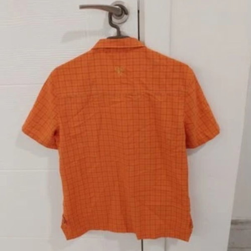 Jack Wolfskin Women's Travel Button Down Shirt Size Small UK10 Orange used