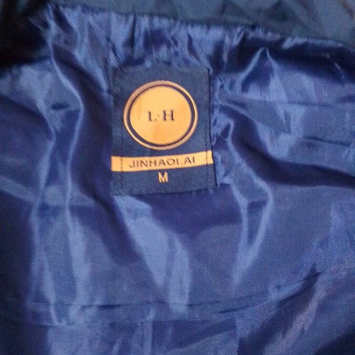 Polyester jacket like new, size M, blue