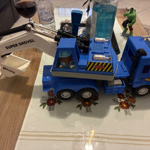 Toy Crane used with 360° rotating tower and lever control