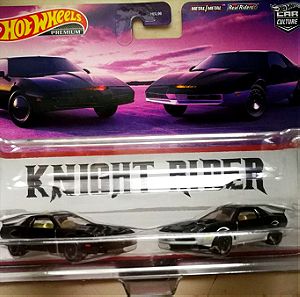 hot wheels k.i.t.t. and  k.a.r.r.