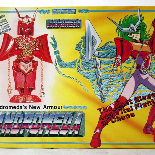 Vintage Saint Seiya Andromeda Armour die cast figure new, Taiwan