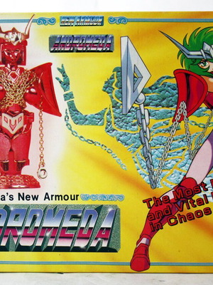 Vintage Saint Seiya Andromeda Armour die cast figure new, Taiwan