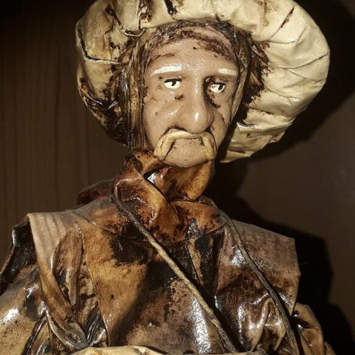 Mexican Papier-mâché sculpture 80's like new