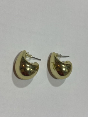 Modern gold earrings new