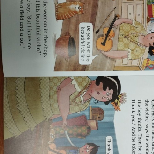 Children's book The boy and the violin new, English