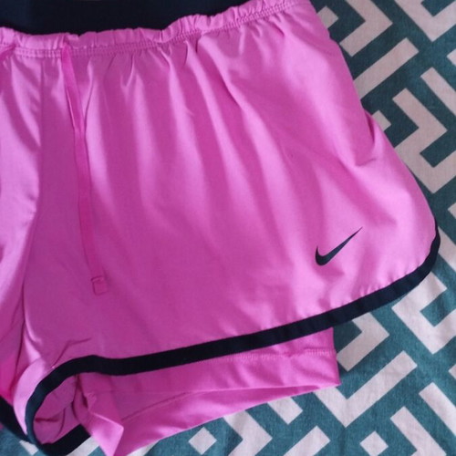 Nike women's shorts with built-in leggings like new, pink, size S